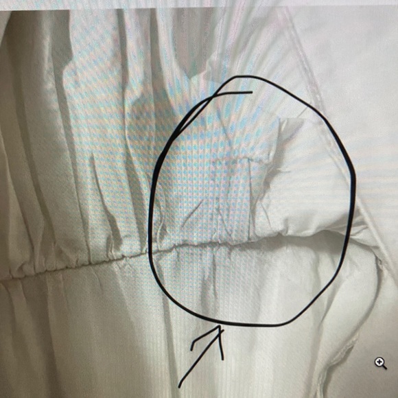 Rue Sophie White Midi Dress Women Size Medium - Picture 13 of 14